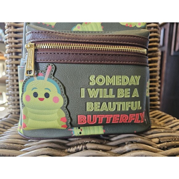 Loungefly Disney Pixar A Bugs Life Heimlich Mini Backpack Beautiful Butterfly